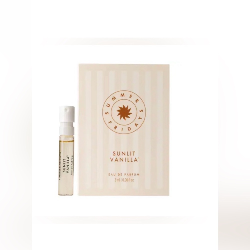 🌸SUMMER FRIDAYS Sunlit Vanilla EDP Vial Spray Sample 2 mL